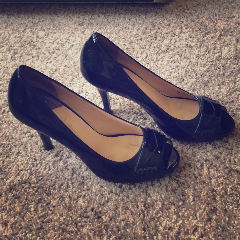 Colehaan patent leather pumps